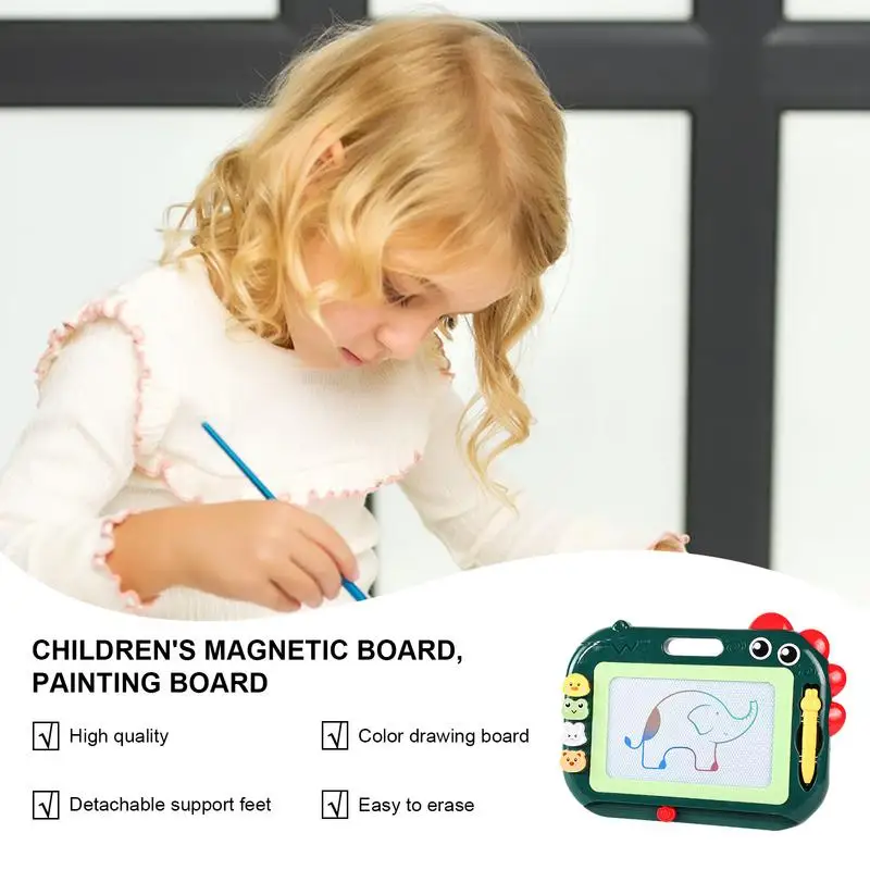 Dinosaur Magnetic Drawing Board WordPad Baby Color Graffiti Board Art Educational Drawing Toys Drawing Tool Gift For Kids Toy