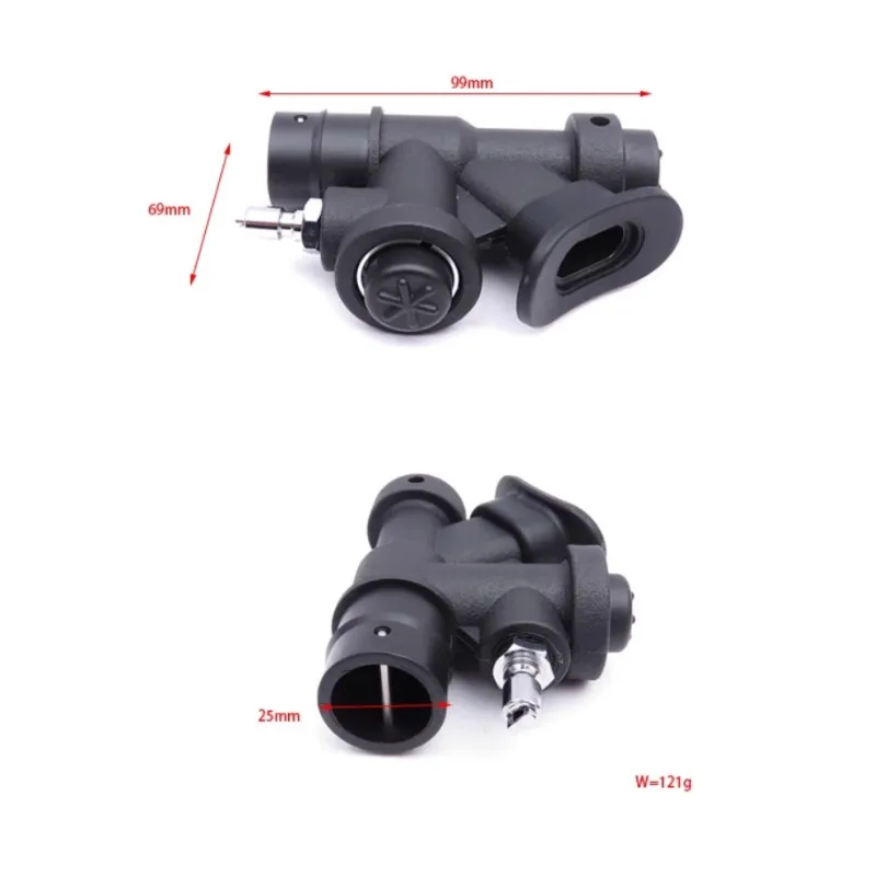 صمام الشحن والعادم K Valve BC مع أنبوب بطن مقاس 1 بوصة #6