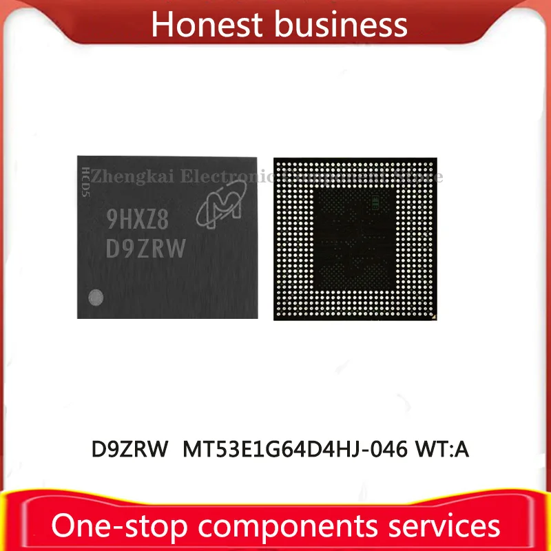 D9ZRW MT53E1G64D4HJ-046 WT:A 556FBGA LPDDR4X 8GB 100% Quality D9ZJV MT53E512M64D4RQ-046 WT:F 4GB Chip Memory