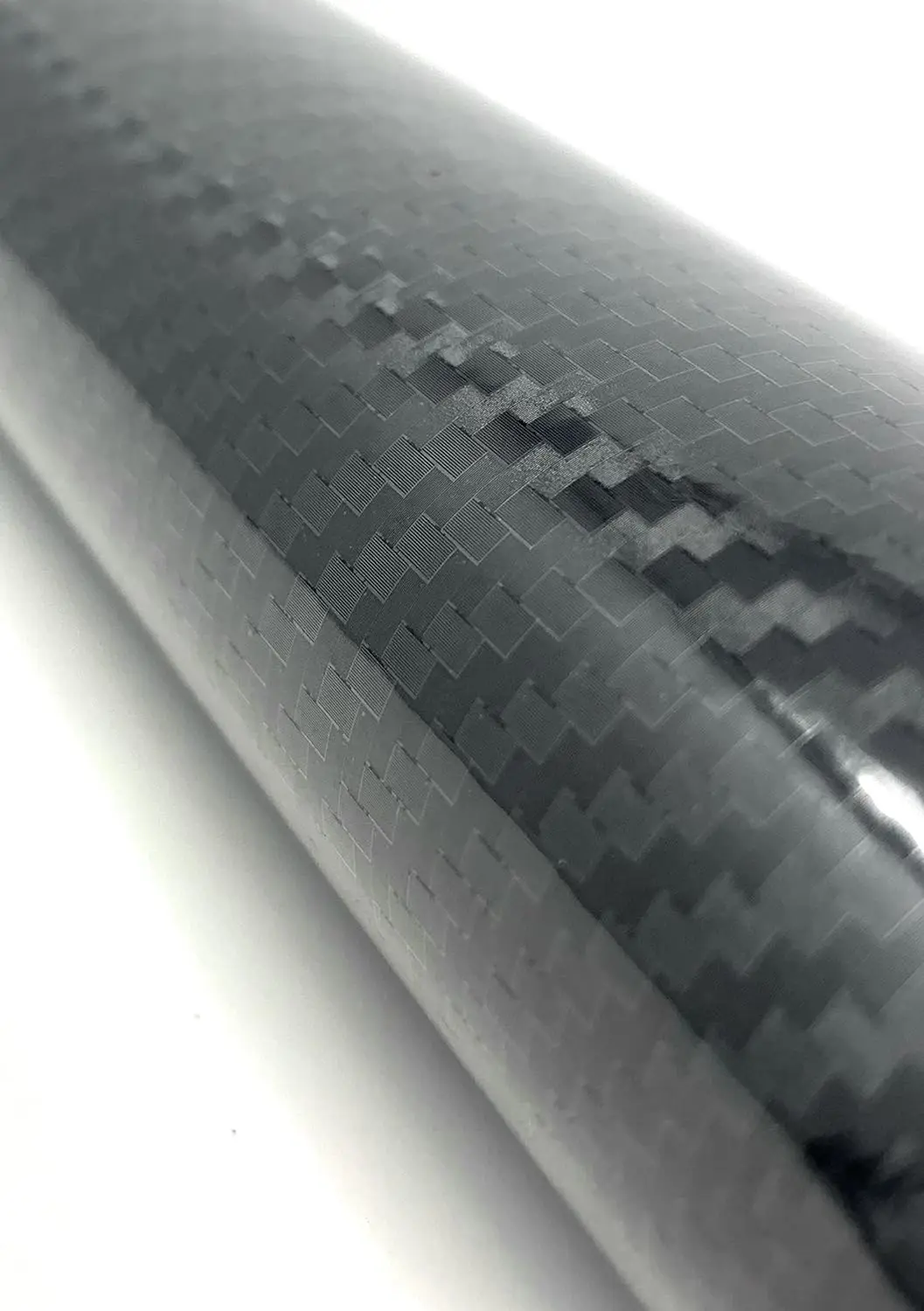 

Epoxy High Gloss Black Carbon Fiber Vinyl Wrap, Air Release Automotive Bubble Wrap, Self Adhesive Car Vinyl Sticker DIY Decals