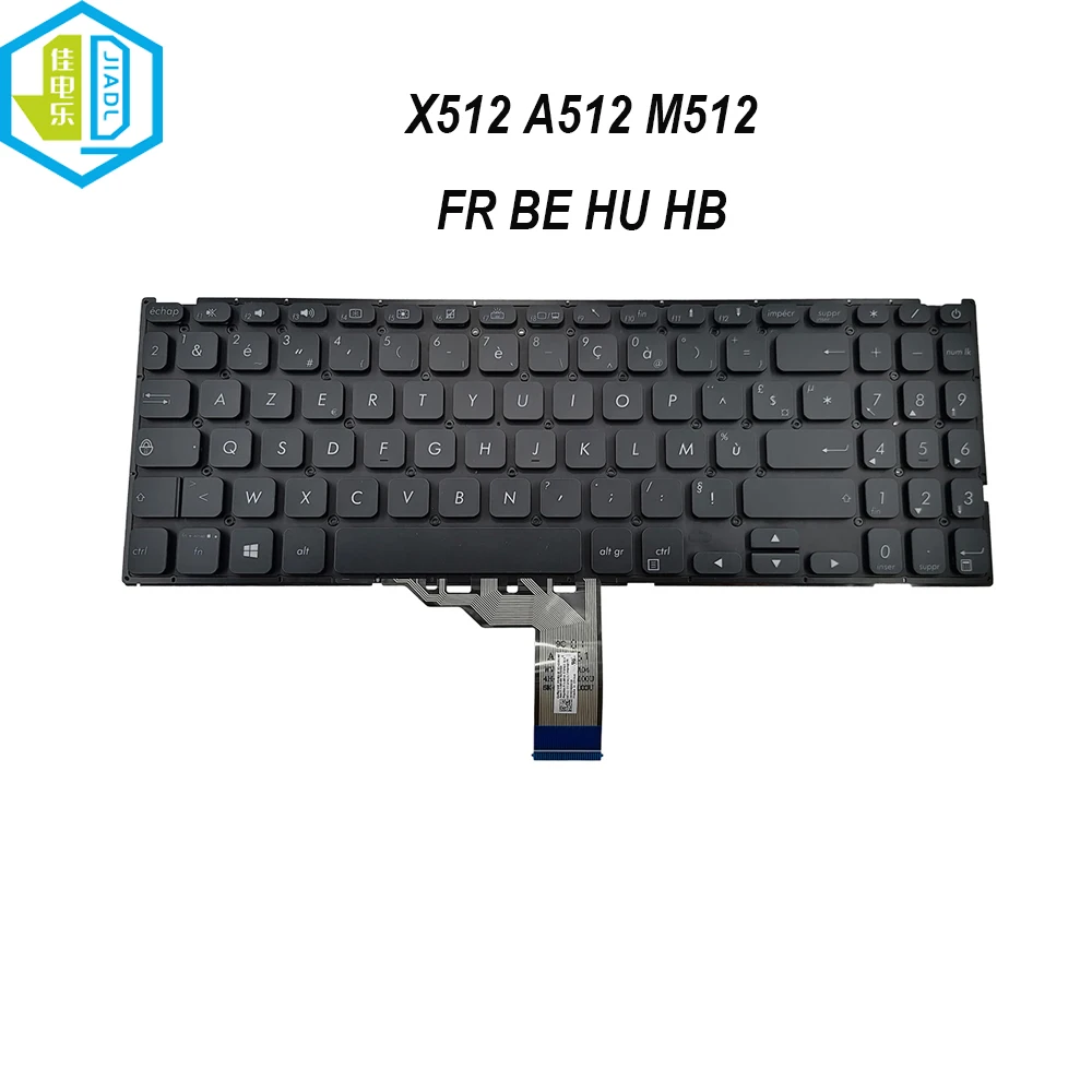 

Клавиатура AZERTY для ASUS X512 A512 M512 Vivobook X512U X512JA-211 X512U F512D, иврит, Венгрия