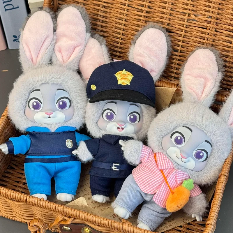 Zootopia Nick Judy Growth Journey Series caja ciega lindo personaje de dibujos animados bolsa de felpa de vinilo muñeca de juguete caja misteriosa regalos para niños