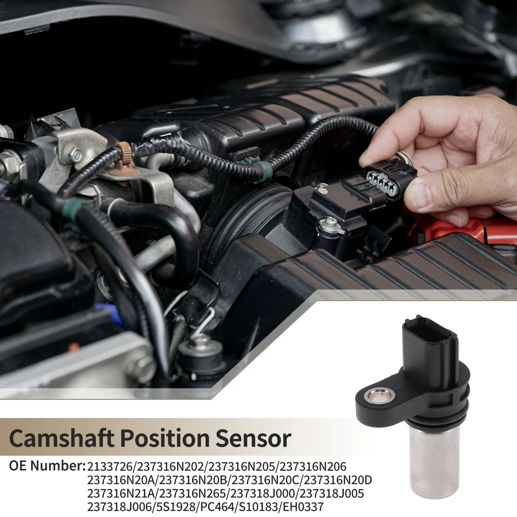 UXCELL No.2133726 Camshaft Position Sensor for Nissan for Altima Base Sedan 4-Door