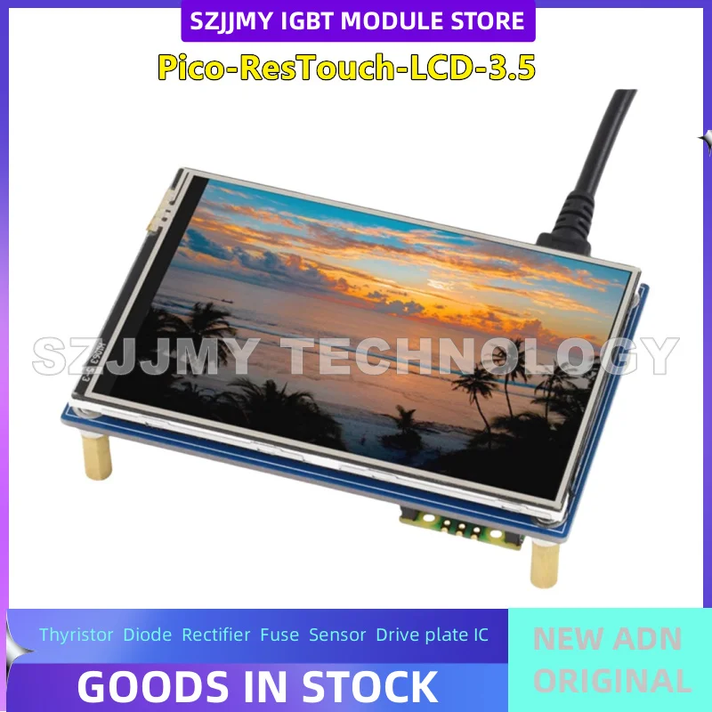 

Raspberry Pi Pico 3.5-inch display screen resistor touch 65K color LCD module SPI communication NEW ORIGINAL IN STOCK