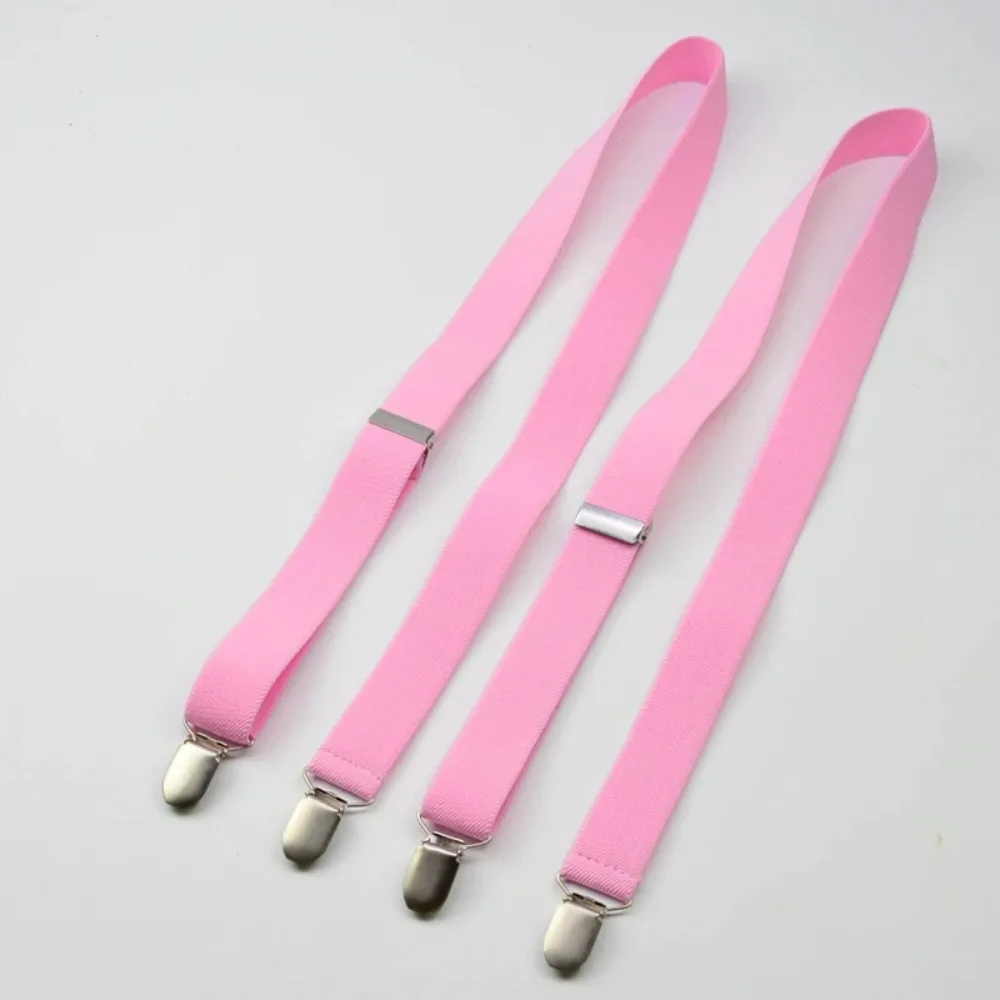 Adjustable Elastic Trouser Strap Clamp Portable Solid Color Dacron Multipurpose Belt Clamp Trouser Belt Clip