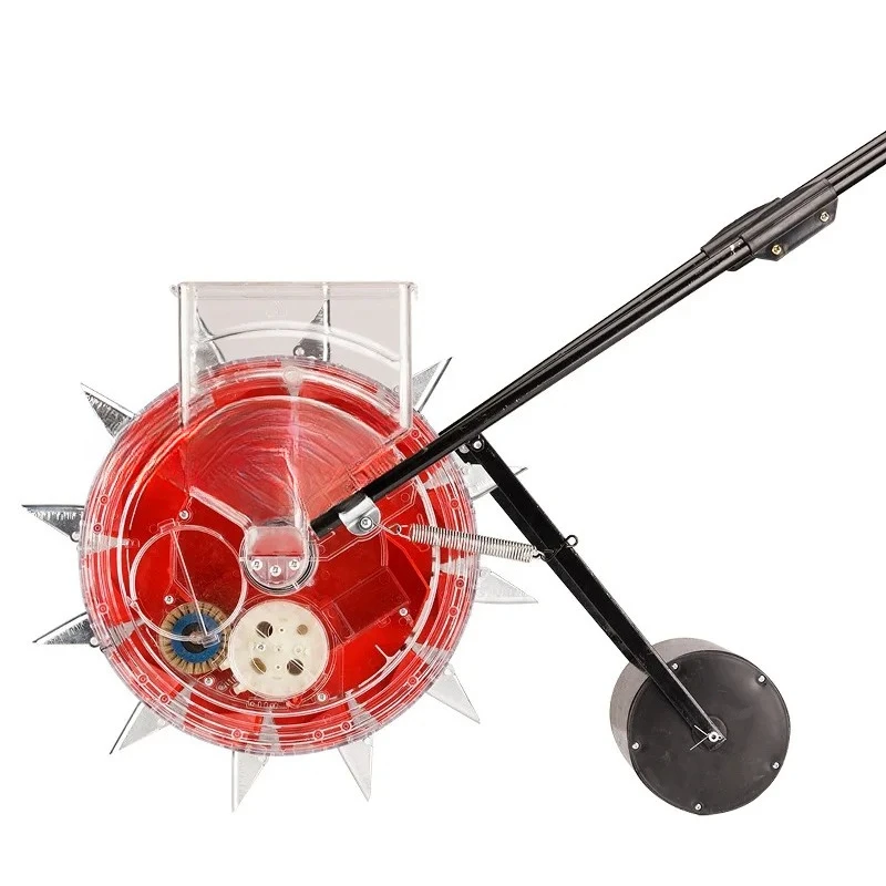 Plant Seed Disseminatos Hand-push Cotton Soybean Peanut and Corn Hand-propelled Seeder Roller Rotary Seeder Precision Planter