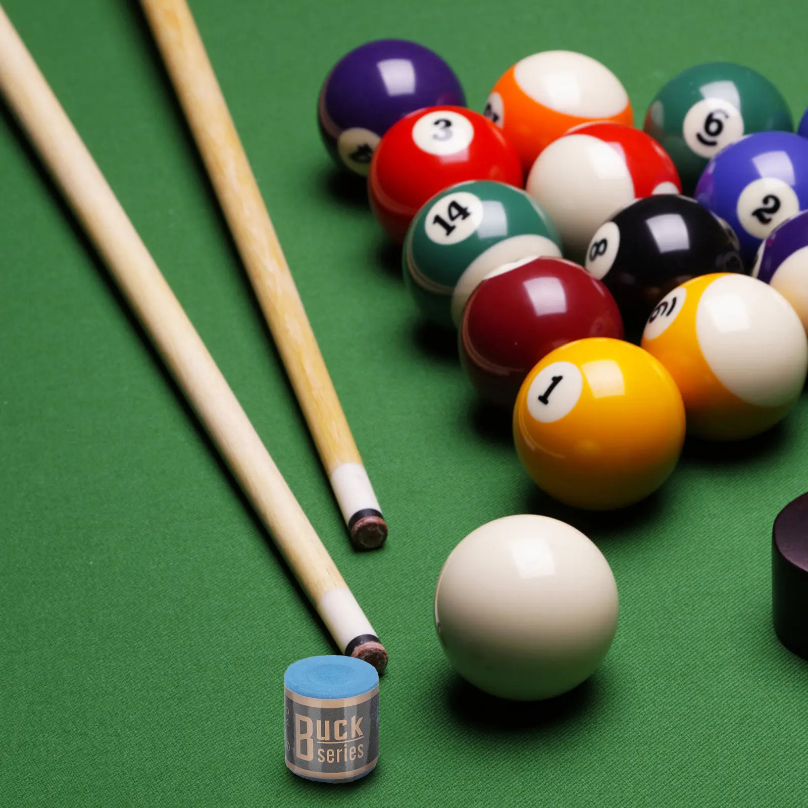 

4Pcs Professional Cue Chalk Pool Stick Chalks Wear-Resistant Billiard Chalks Reduce Miscue Error Essential Pool Accessory