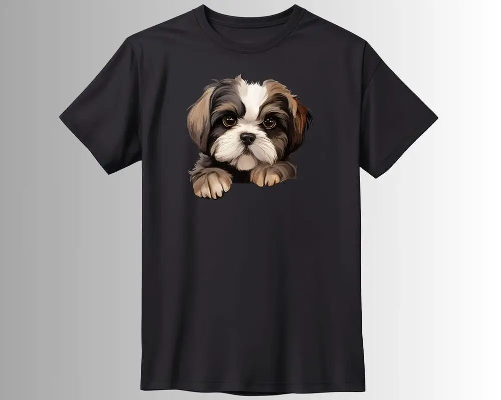 Shih Tzu Hunde T-Shirt Anime Graphic T-shirts for Men Clothing Women Tees Y2K tops Unisex Summer Short Sleeve