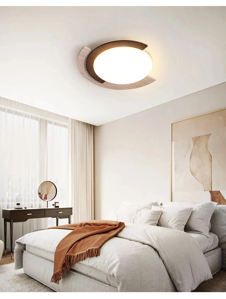 2024 new ceiling light, simple Nordic geometric design style restaurant living room bedroom ceiling light YX654TB