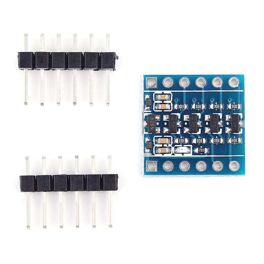 10ชิ้น4ช่อง IIC ตัวแปลงระดับลอจิก I2C โมดูลแบบสองทิศทาง3.3V ถึง5V สำหรับ Arduino