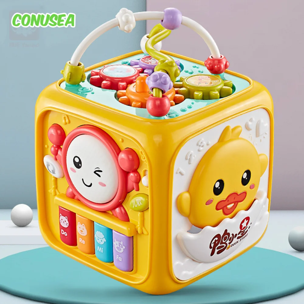 Jouet bébé 0 à 6 mois bruit main battement tambour jouets bébés clap batteur battement tambour hexaèdre musique enfant jouet éducatif cadeaux