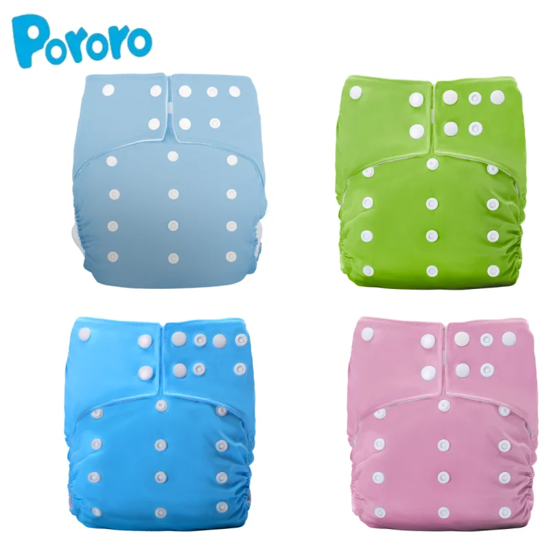 

Pororo Regular Baby Fleece Cloth Diaper Eco-friendly Washable Breathable Waterproof Reusable Super absorbent