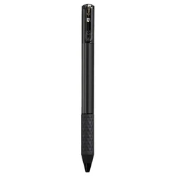 Geometric Metal Crinkle Pen Fidget, Stress Relief Metal Shape Shifting Switchpen, 0.5mm Retractable Gel Pen, Black