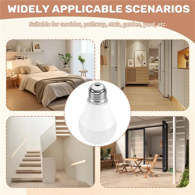 [HOT!A34R】 85-265V E27 PIR Motion Sensor Lamp 12W Bulb With Motion Sensor Infrared Motion Detector Security Light