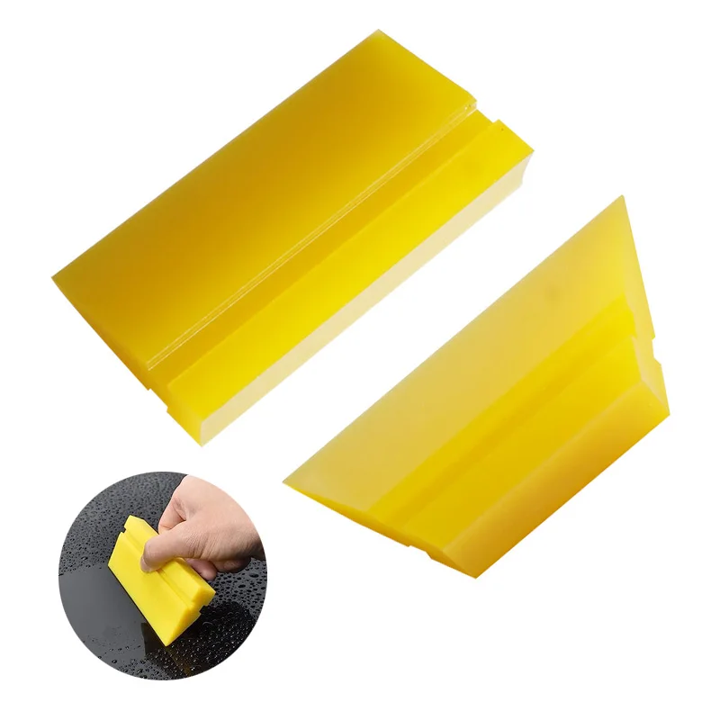 1Pc Silicone Rubber Squeegee for Car Vinyl Wrapping Water Wiper Glass Squeegee Mini Blade Window Tinting Tool Vinyl Film Scraper