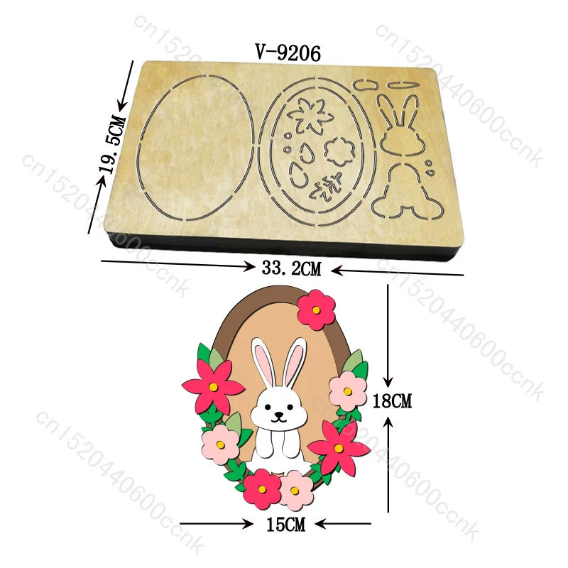 

Новый пасхальный кролик, деревянные штампы, вырубные штампы для скрапбукинга/разные размеры/V-9206