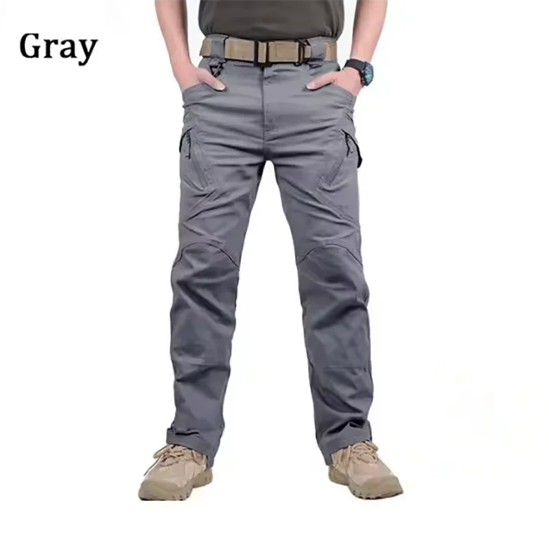 Taktische Cargohose für Herren, klassische Outdoor-Wanderhose, taktische Jogginghose, wasserdichte Hose mit mehreren Taschen – Detail 4