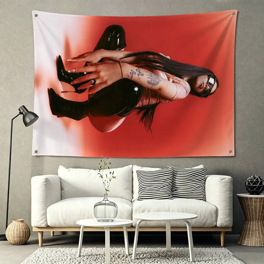 Singer A-Anna Pepe Square Flag Suitable For Party Club Outdoor Interior Wall Decoration Banner Fans Gift 6