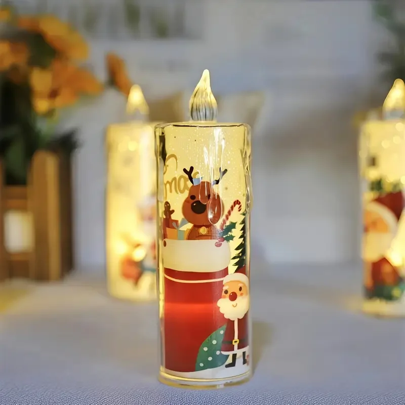 LED Candle Battery Powered Flameless Tea Candle Fake Candle Lamp Wedding Birthday Party Home Decoration Lamp Candlestick Candles