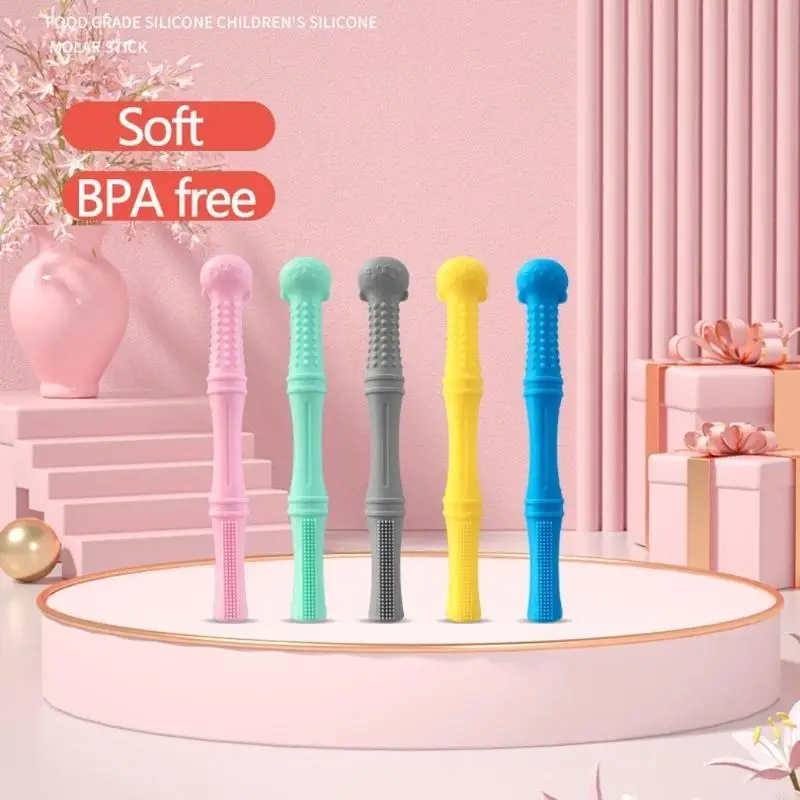 Q22d Hollow Teether for Baby Chew Straws iting iting inborn behining just justaras