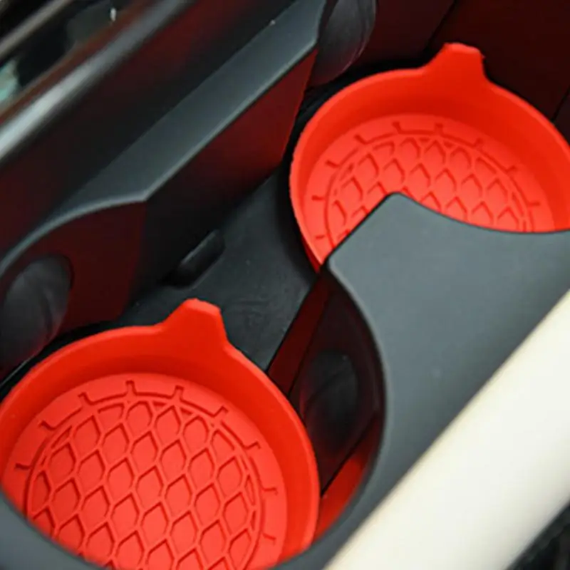 Car Auto Cup Holder Anti Slip Insert Coaster Mat Fits Perfectly For Most Cups auto cup mat sift proof waterproof for SUV home