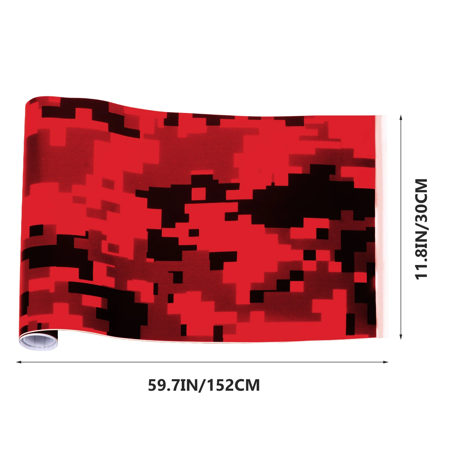 

Camouflage PVC Car Modification Sticker Protective Dashboard Trim Cover Scratch Resistant Glossy Vinyl Wrap Car Interior Film