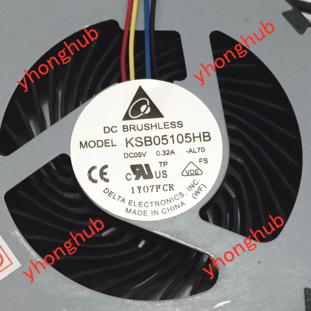 KSB05105HB AL70 DC 5V 0.32A SVE171A11M SVE171B11M SVE171C11M SVE171พัดลมทำความเย็น