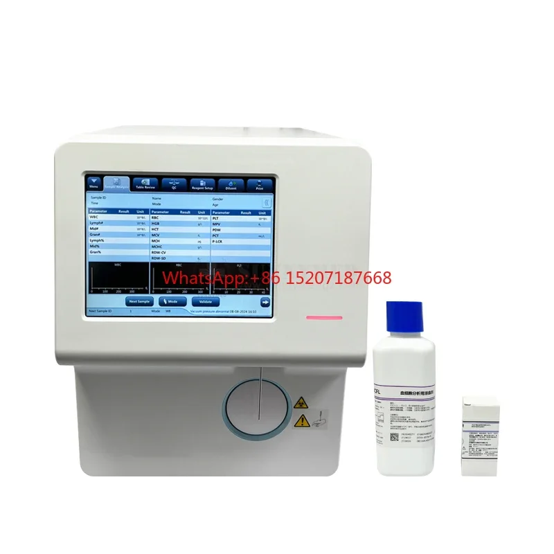 3-part Automated Hematology Analyzer Mindray BC10 CBC+3-DIFF Blood Cell Counter Mindray BC-10