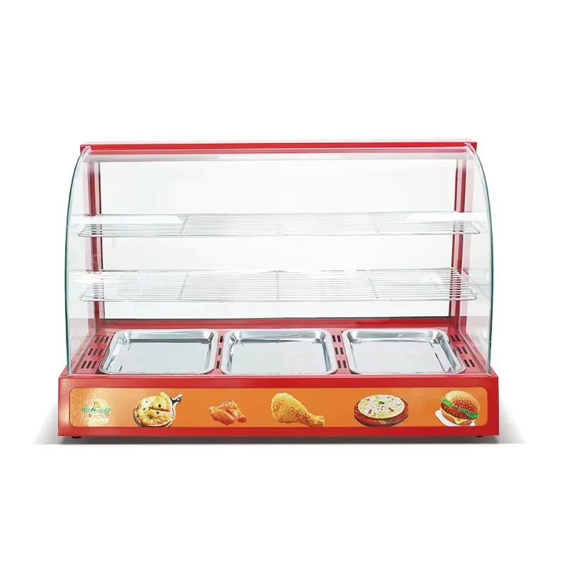 

Best Selling Factory Price Electric Heating Food Warmer Factory Price Commercial Fast Food Insulation Cabinet