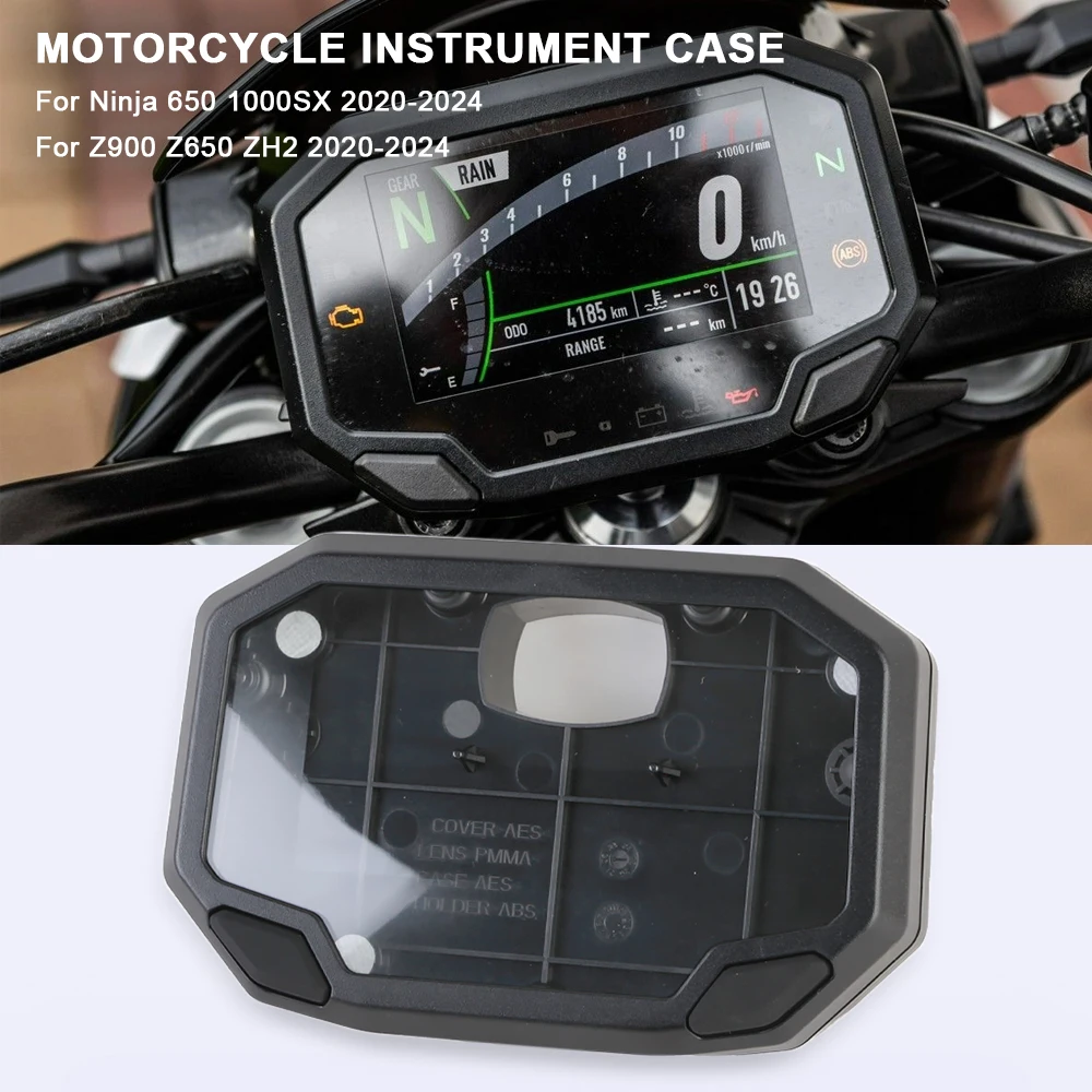 

For Kawasaki Z900 Z650 ZH2 Ninja 650 1000SX Z1000SX 2020-2024 Motorcycle Instrument Case Speedometer Housing Cover Accessories