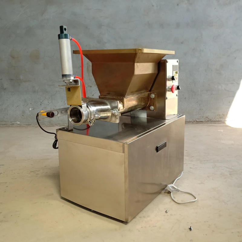 800W Automatic dough cutting machine for precise cutting of dough filling cheese induction probe pneumatic dough cutting machine