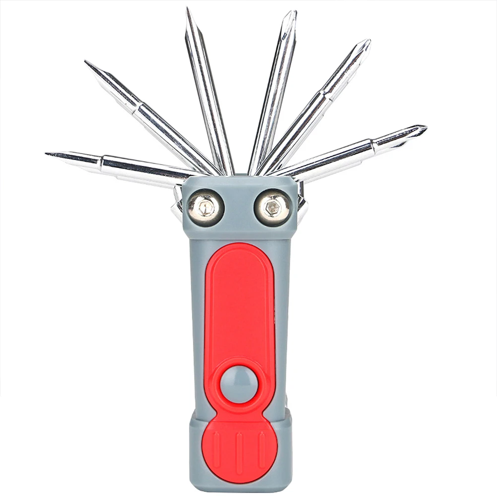 

Multifunctional Mini Precision Screwdriver Portable Steel Design Dual Use Flashlight LED Light Outdoor Tool Outdoor Screwdriver