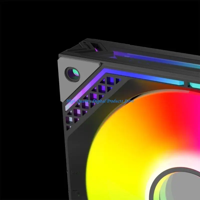 U2JE 3PCS/Set ARGB Cooling Fans PWM Silent CPU Fan 120mm ARGB Case Cooler Fans Set 4pin PWM Silent