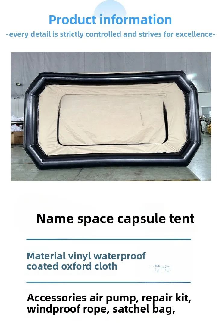 Tenda otomatis berbentuk kapsul luar angkasa, tenda berkemah besar tahan angin, tahan hujan dan bernapas, tenda perkemahan malam di alam liar