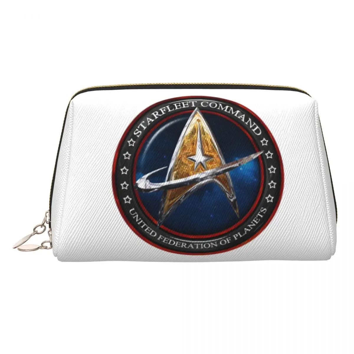Star Treks Science Fiction TV Series Women Cosmetic Bags Travel Makeup Organizer Pouch Toiletry Storage Dopp Kit Box