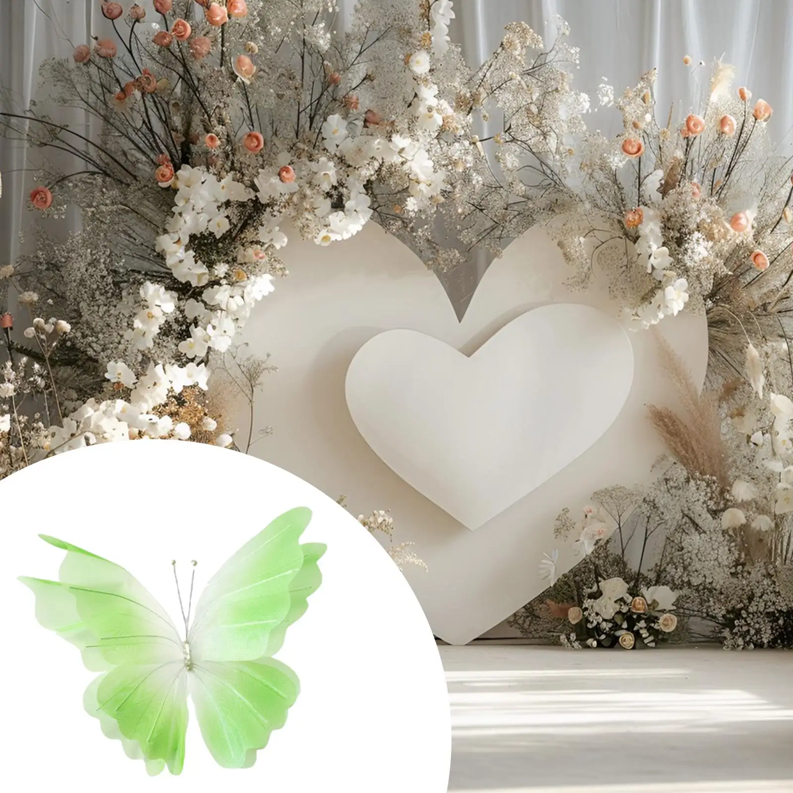 

Искусственные бабочки из пряжи для декора: украшения для свадеб, реквизит для фотосессий, декор для стен спальни, праздничные украшения для дома и вечеринок