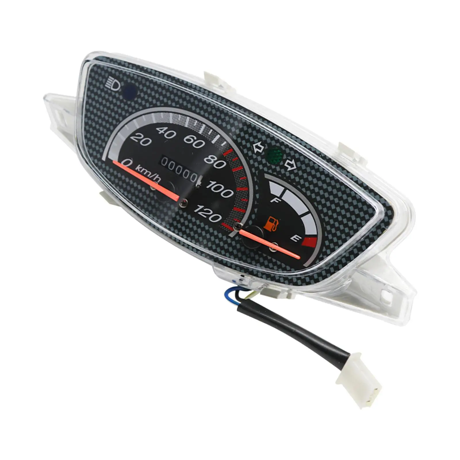 ABS Plastic Motorcycle Speedometer Instrument Accessories Moulding Black