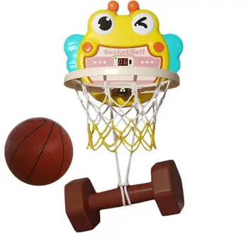 Children&#x27;s basketball Hoop indoor foldable indoor basketball Hoop silent Hoop basketball Hoop aged 2 with large suction cup and ball