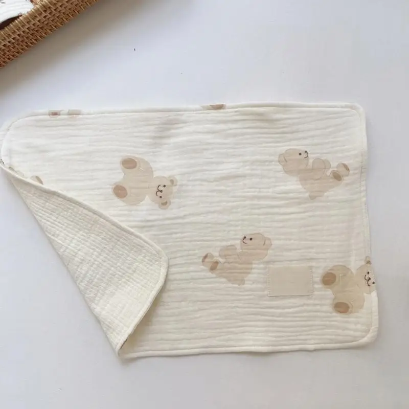

Q22D Baby Facecloth Newborn Towel Sweat Absorb Cloth Cotton Rectangle Handkerchief