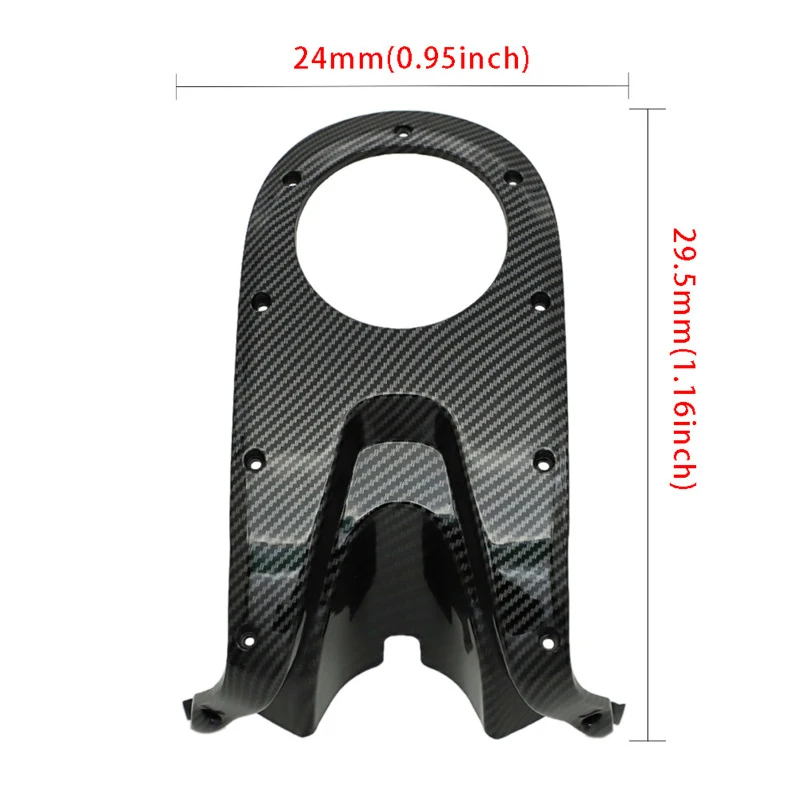 Motorcycle Accessories Carbon Fiber Fuel Tank Upper and Lower Cover for DUCATI Monster 696 796 1100 2008-2012 2014 ABS Plastic