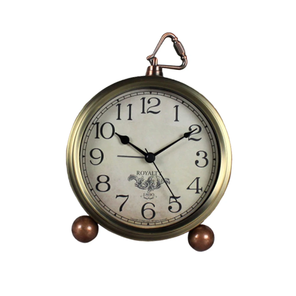 

Vintage Alarm Clock Retro Style Silent Desk Clocks for Bedroom Decor Old Fashioned Table Clocks with Digital Display