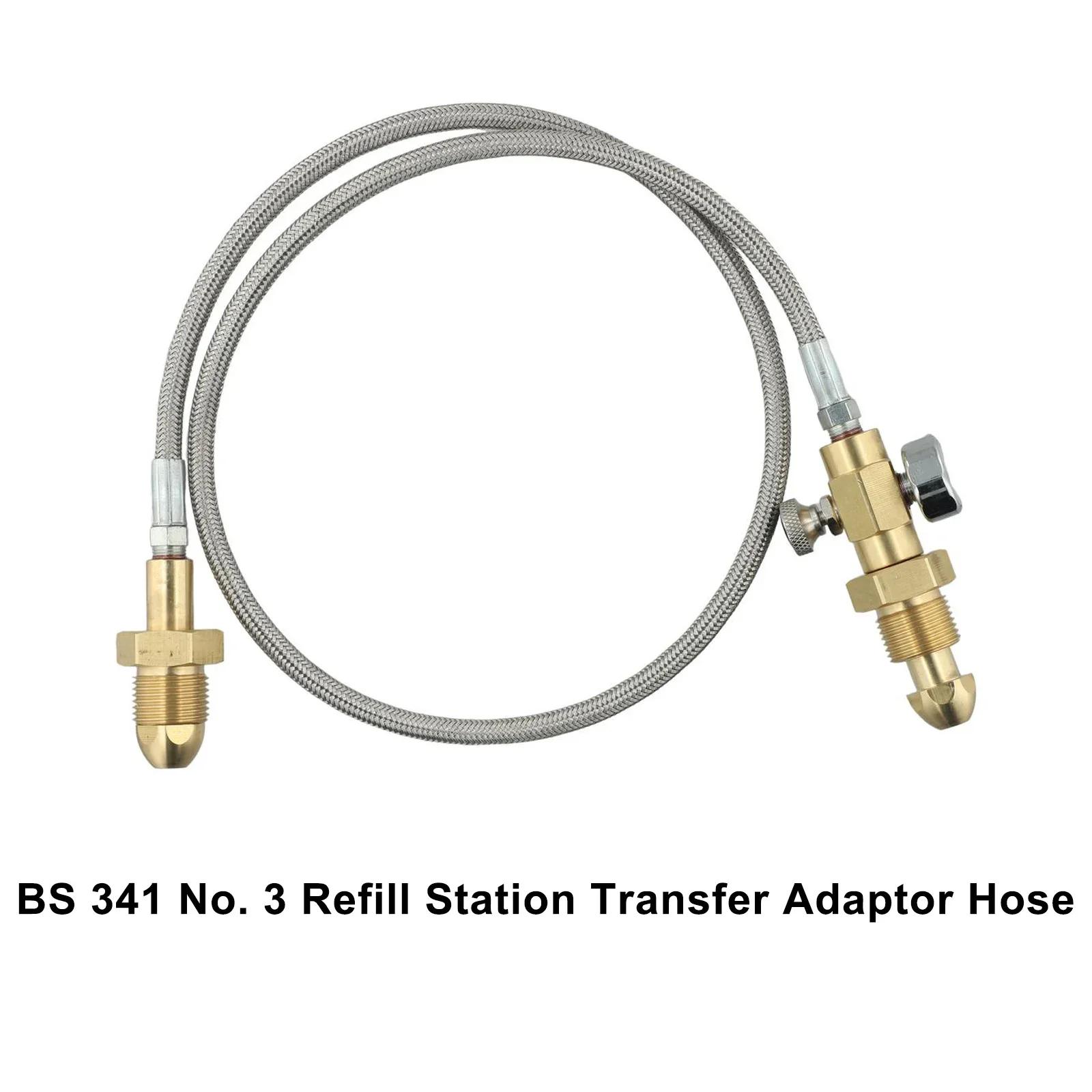 For G 5/8in RH INT Argon Cylinder Connecting Hose G 5/8in Accessories 2000 Psi 90 Cm For Heavy Duty Argon Tanks