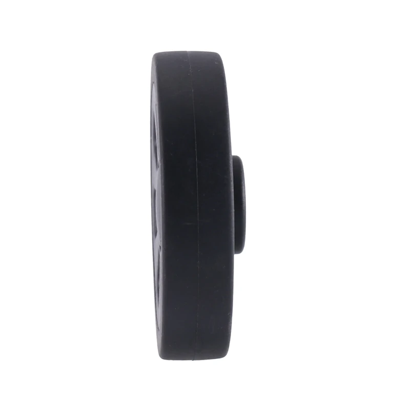 Ruedas de equipaje de 55Mm x 12mm, repuesto resistente al desgaste, protección del medio ambiente, PU, negro, par