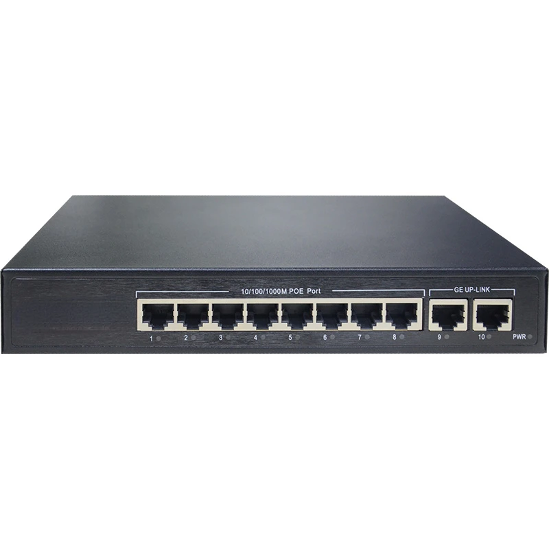 

Costs-Effective 802.3At/Af 8 Port Network Switch Powered Switch