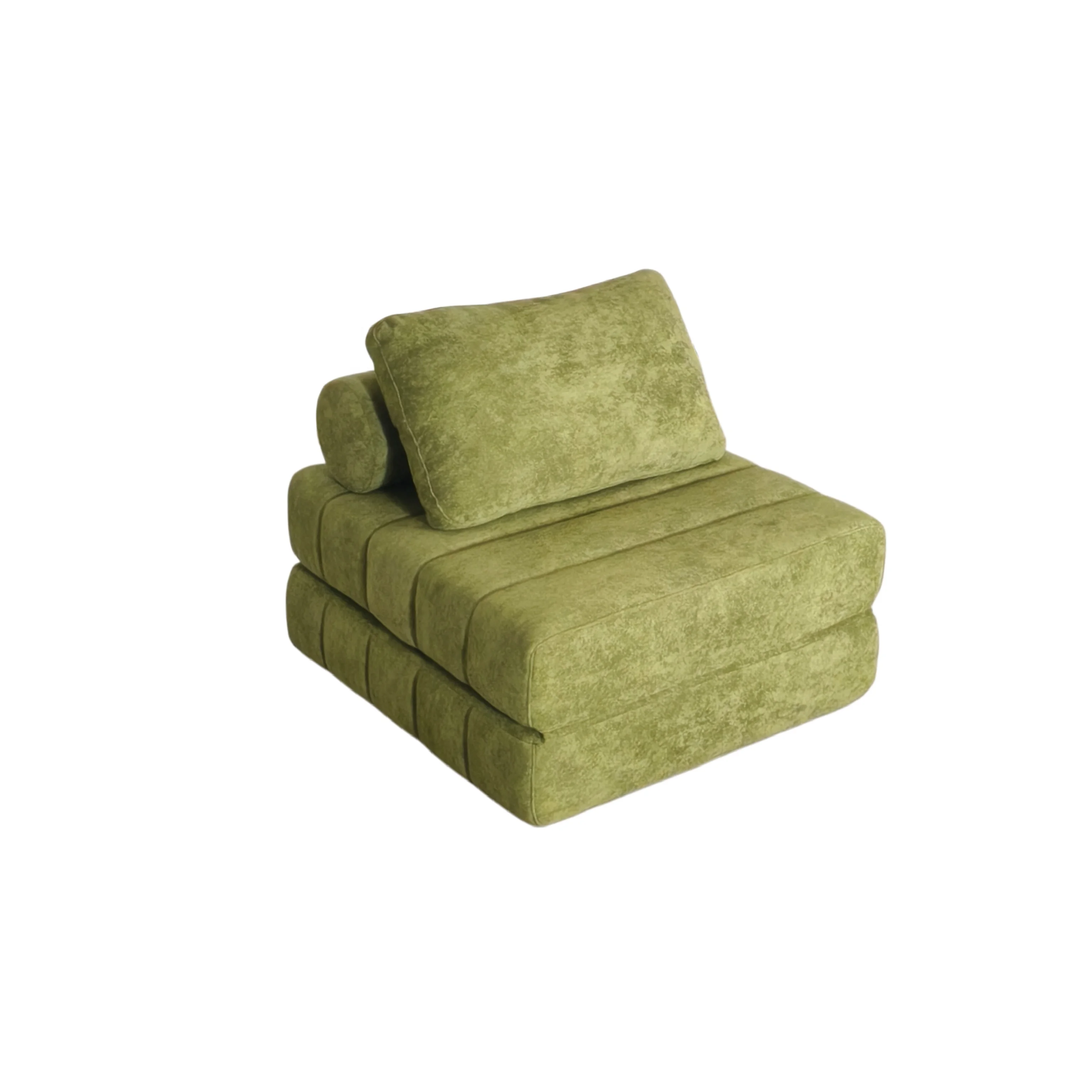#Contemporary Minimalist Fabric Sofa Bed Couch Foldable Vacuum Compressed Lazy Sofa for Bedroom and Living Room Apartment