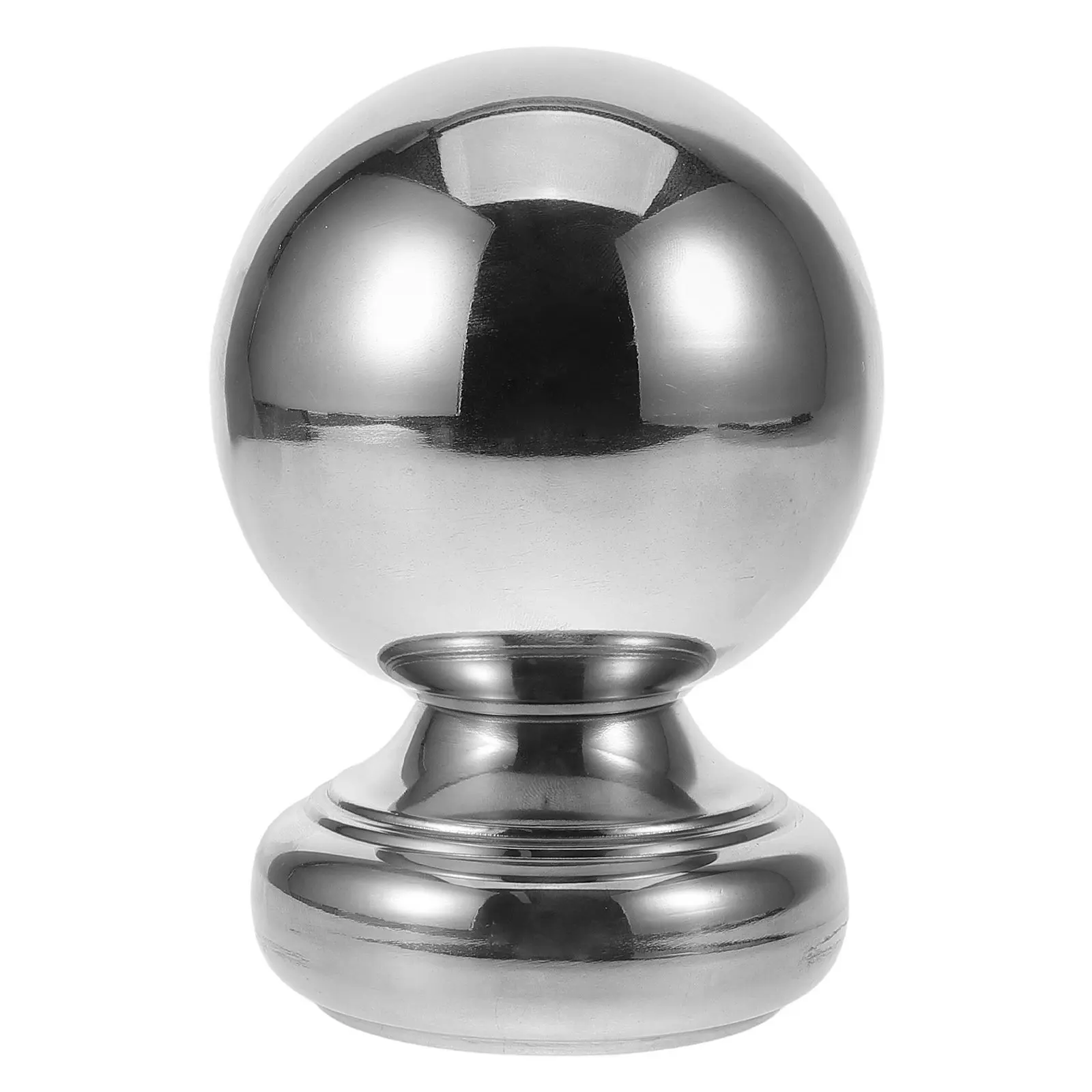 Integrated Stainless Steel Round Handrail Ball Wear Resistant Lightweight Stair Railing Finial for Indoor Stairs Safety Grip