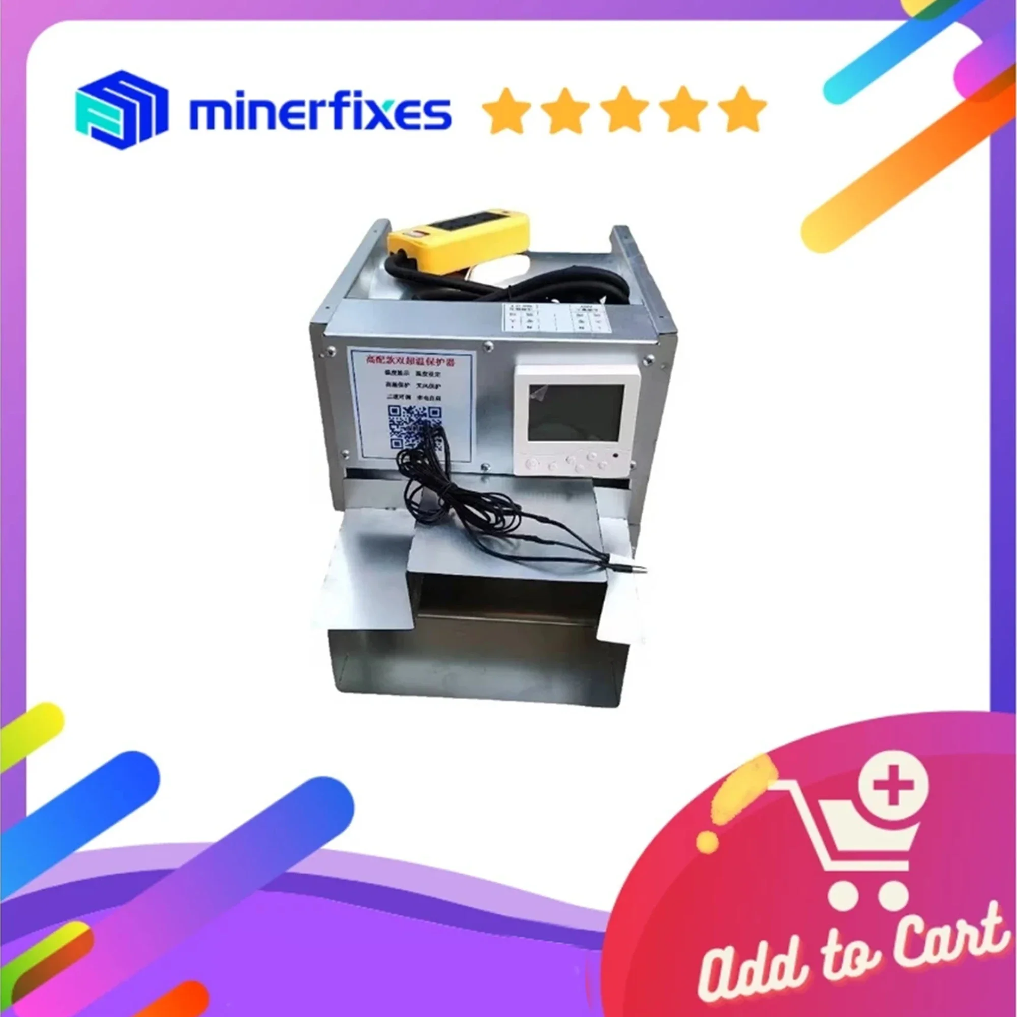 

Шум шахтера для Antminer Whatminer Ipollo Avalon Goldshell Iceriver of Miner — уменьшает шум и повышает эффективность