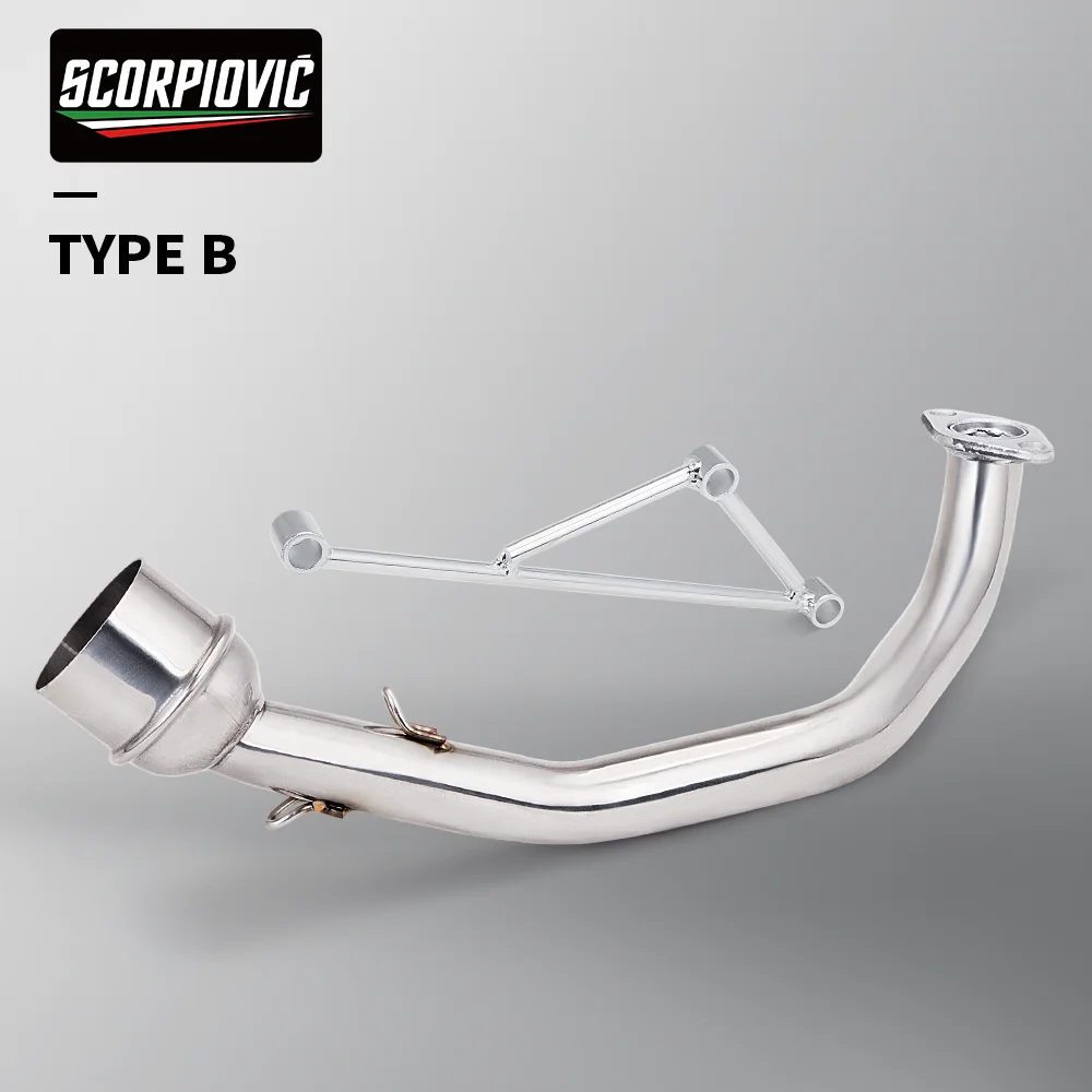 دراجة نارية العادم الخمار الهروب ربط ربط أنبوب الأوسط منتصف الأنابيب ل GY6 125 GY6 150 125cc 150CC