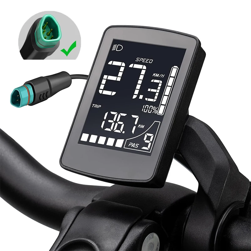 LCD Screen Display DZ47 0-5/0-9 PAS CAN Protocol Electric Assisted Bicycle For Bafang M620 M600 M560 M510 M420 Mid Motor