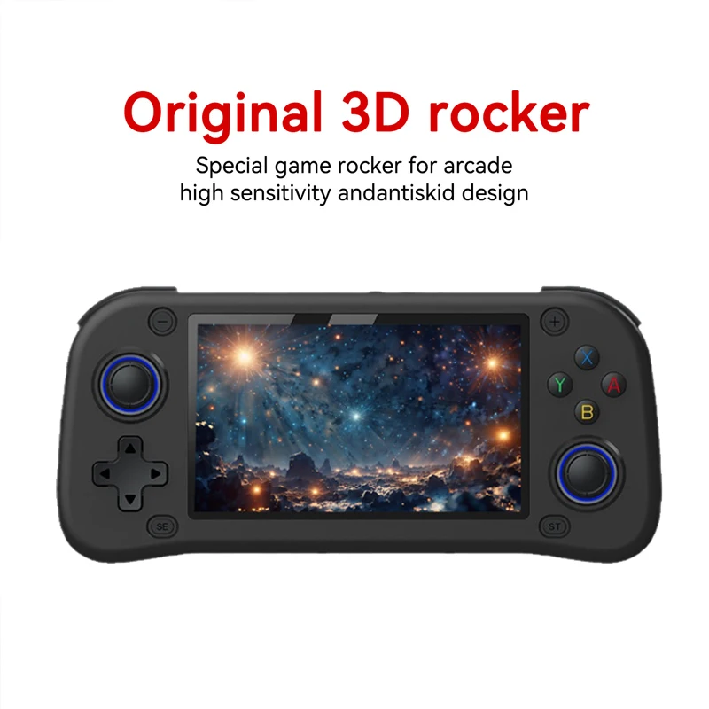 128G Retro Handheld Game Console 4.3 Inches IPS Screen 3D joystick Video Game Player Linux System Emulator 30000+ Games